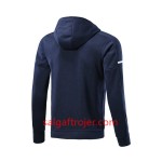 Bayern München Trainingsjacke Hoodie 2017-18 Blå